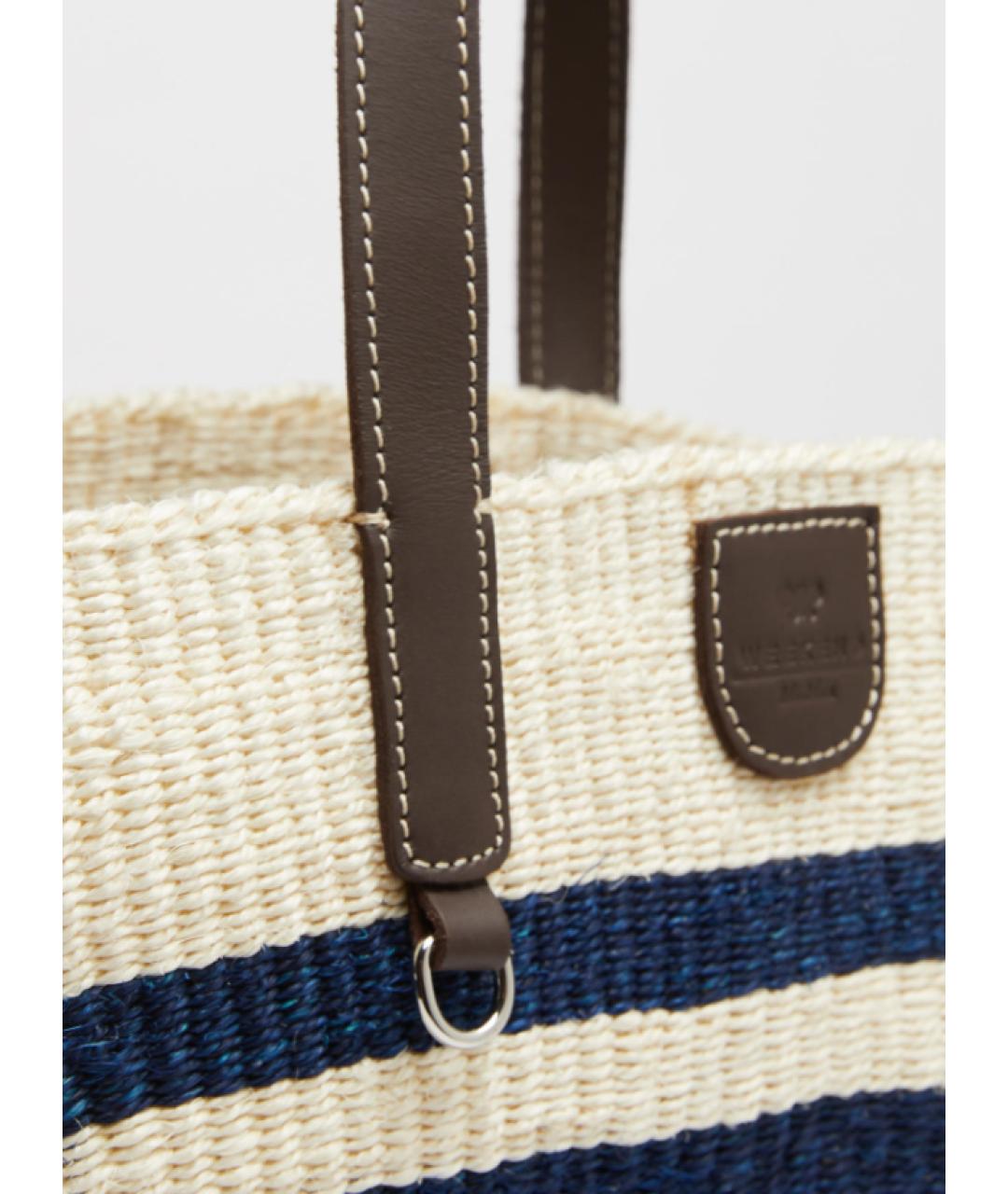 WEEKEND MAX MARA Мульти пелетеная сумка тоут, фото 3