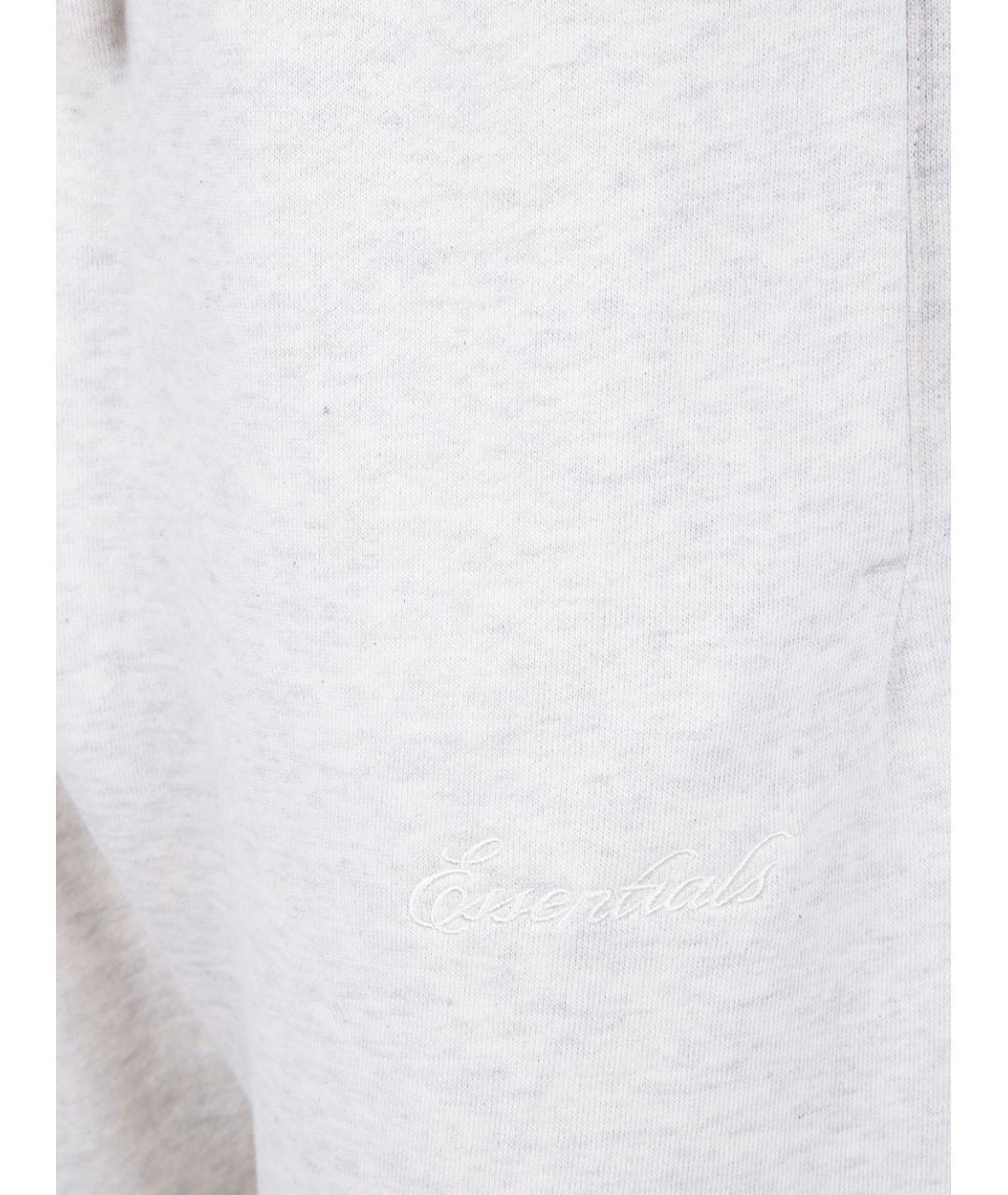 FEAR OF GOD ESSENTIALS Серые хлопковые спортивные брюки и шорты, фото 2