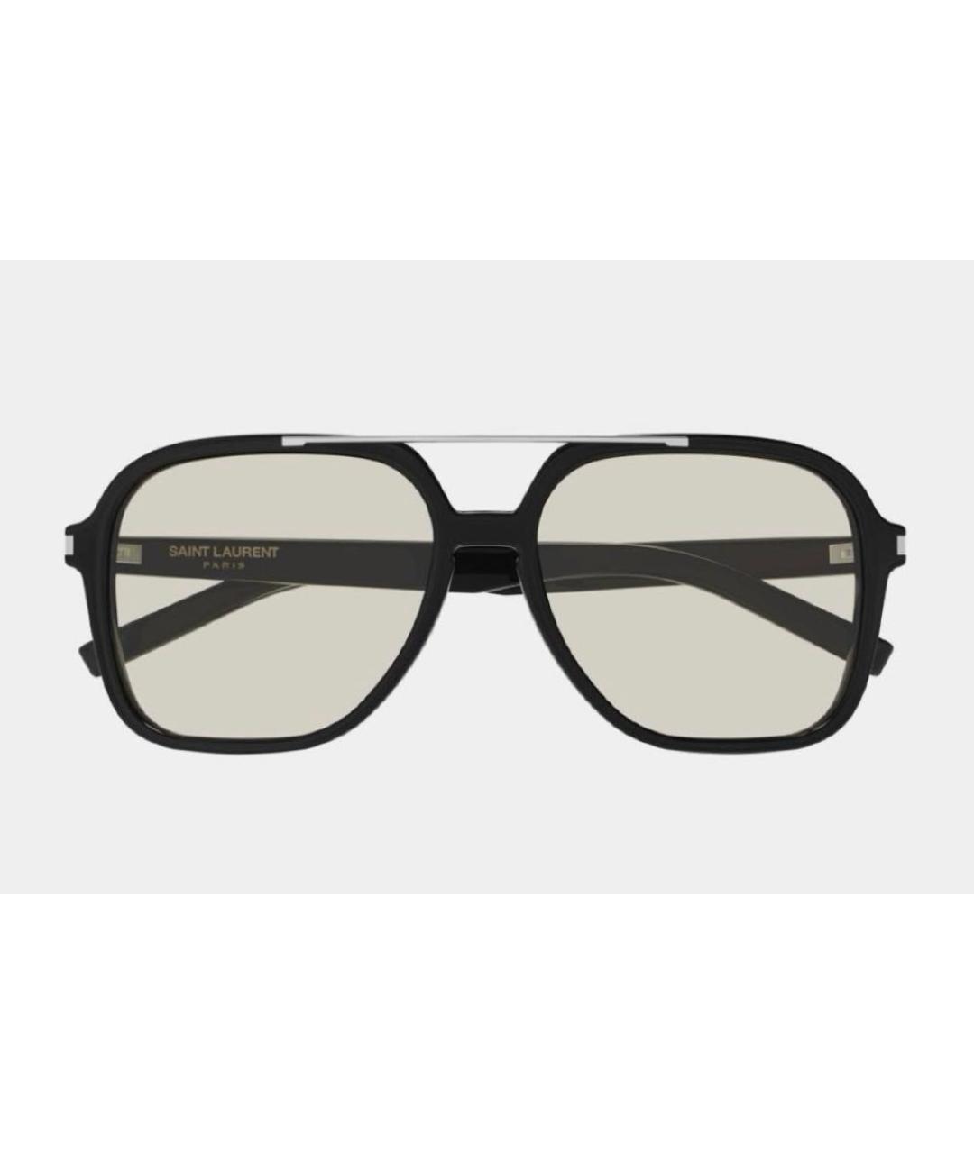 SAINT LAURENT Бежевые солнцезащитные очки, фото 2