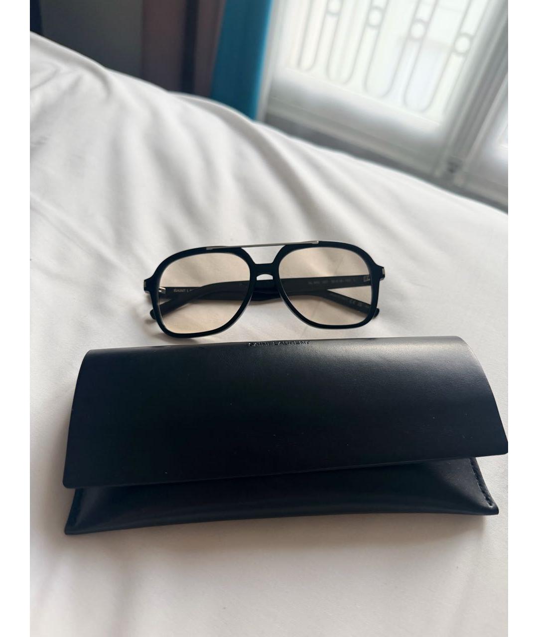 SAINT LAURENT Бежевые солнцезащитные очки, фото 3