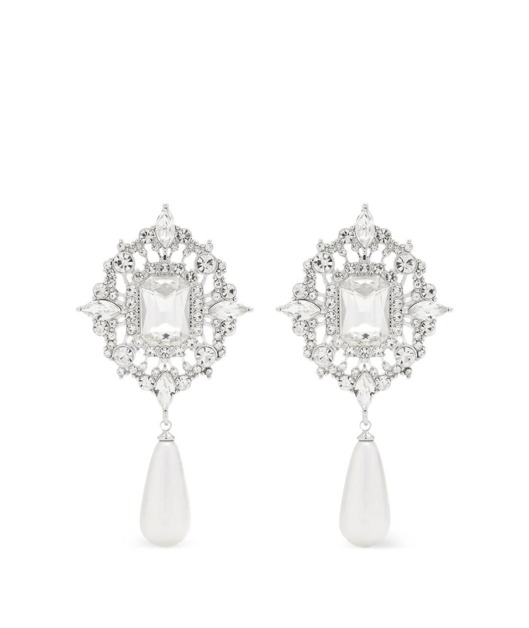 SELF-PORTRAIT Серебряные металлические серьги, фото 1