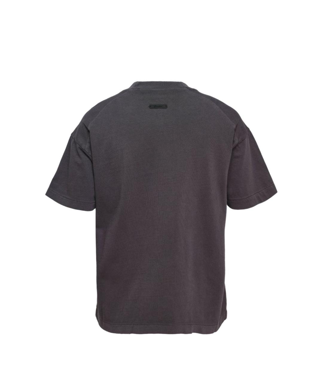 FEAR OF GOD ESSENTIALS Черная хлопковая футболка, фото 3