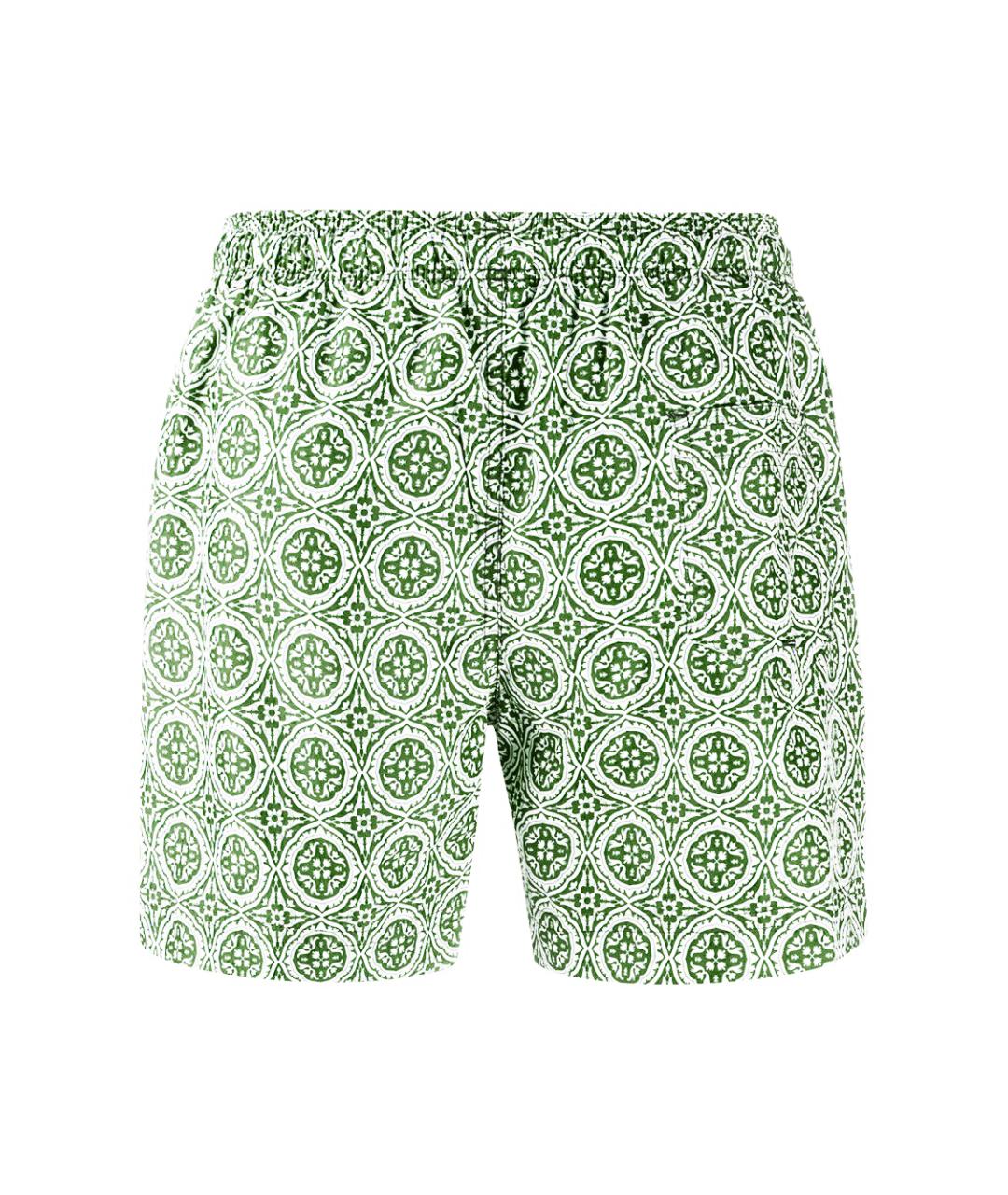 PENINSULA Зеленые полиамидовые шорты, фото 3