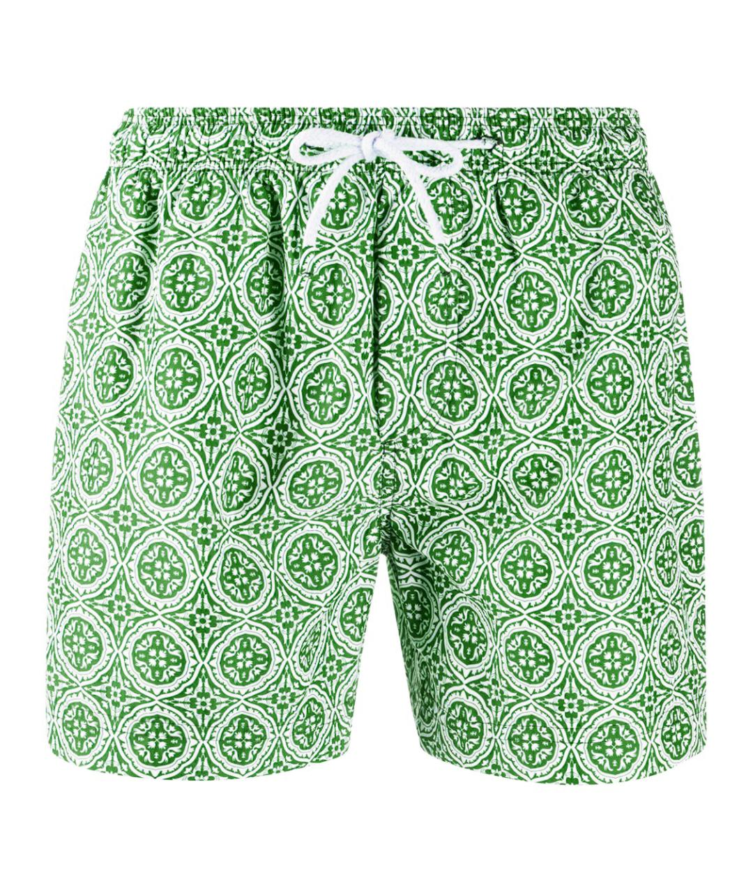 PENINSULA Зеленые полиамидовые шорты, фото 1