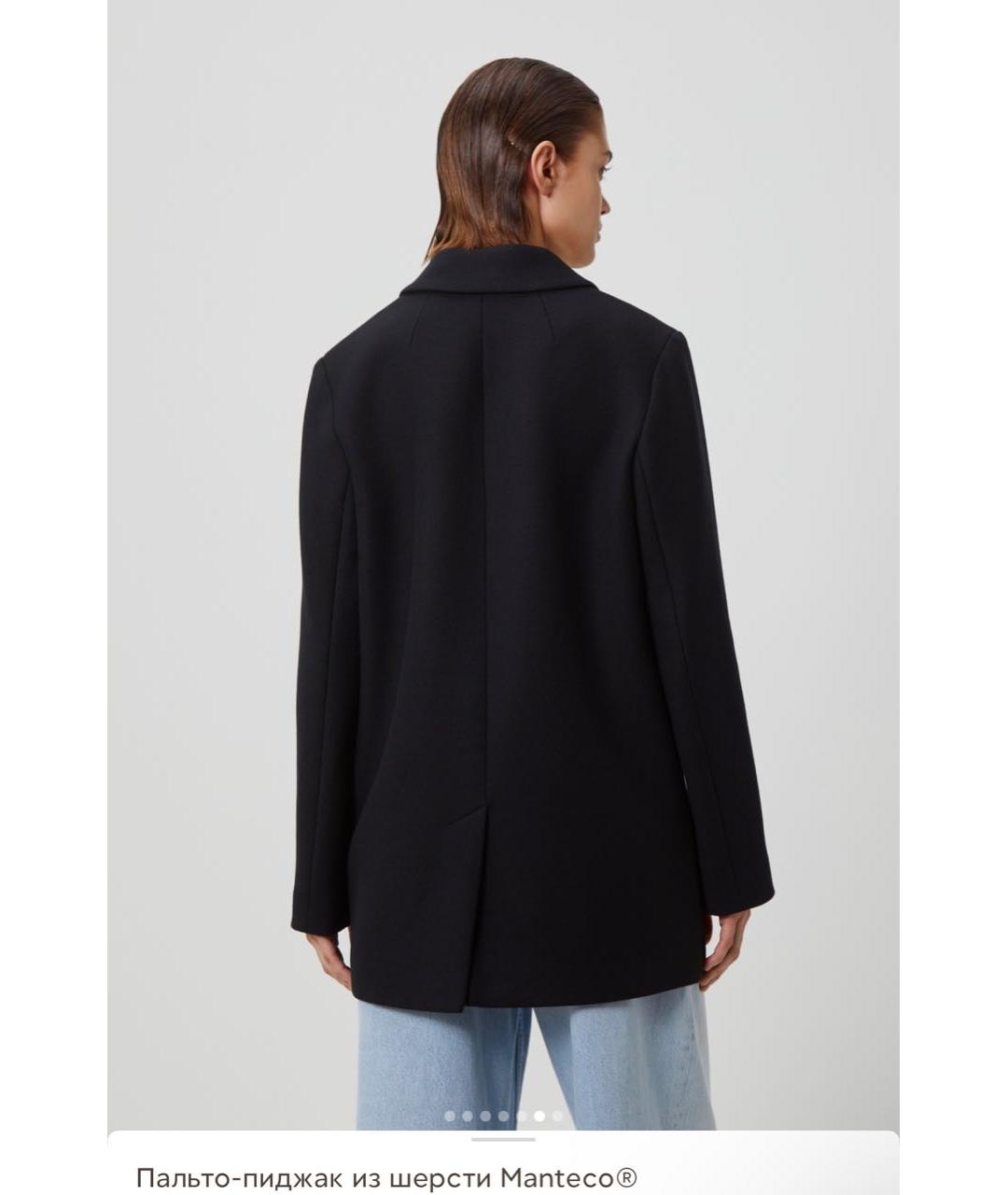 12 STOREEZ Черное шерстяное пальто, фото 6