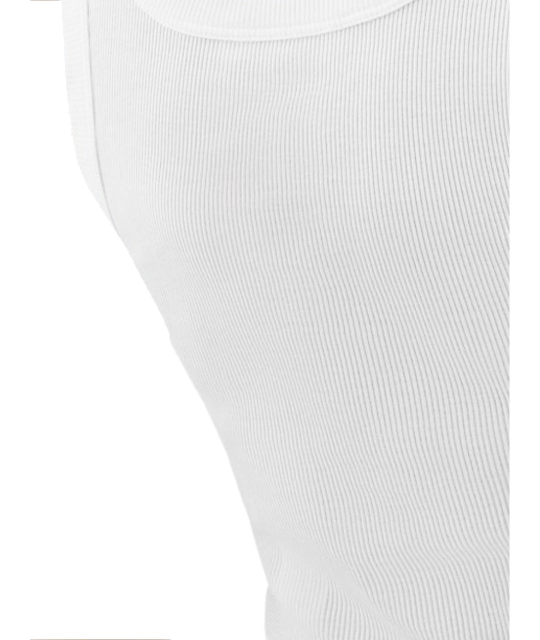 DOLCE&GABBANA Белая хлопковая майка, фото 3