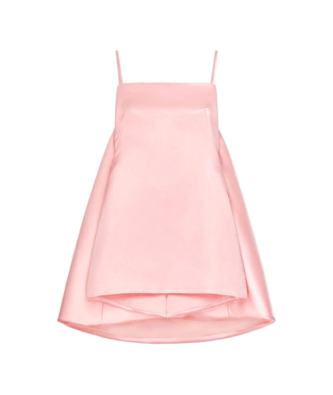 GIVENCHY Розовое шелковое коктейльное платье, фото 1