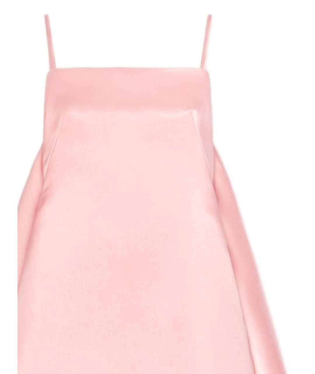 GIVENCHY Розовое шелковое коктейльное платье, фото 2