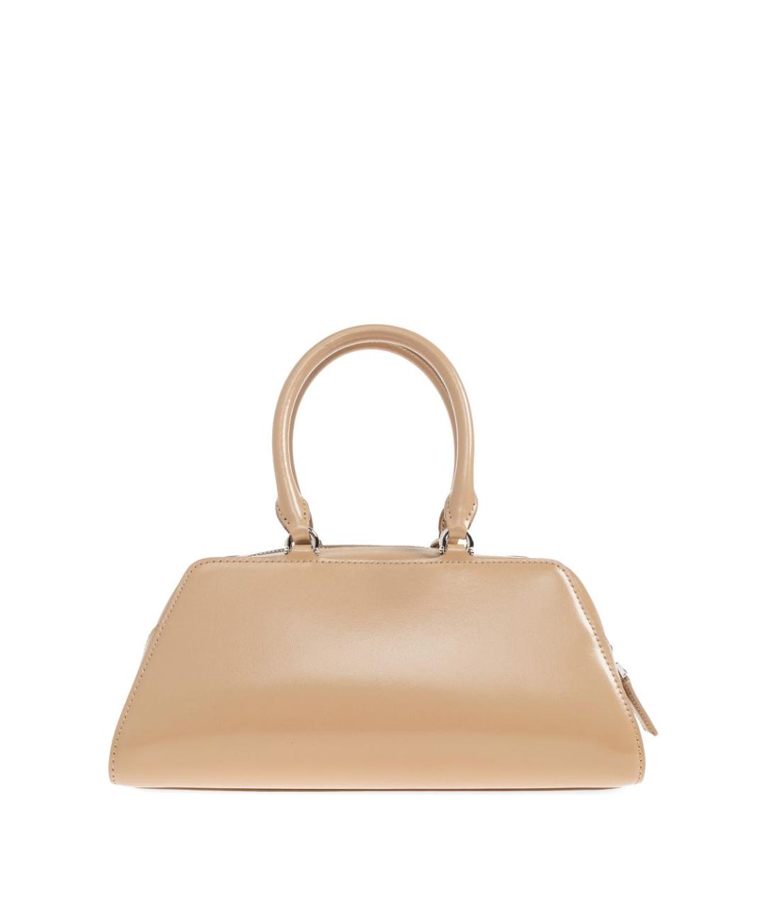 GIVENCHY Бежевая кожаная сумка с короткими ручками, фото 3