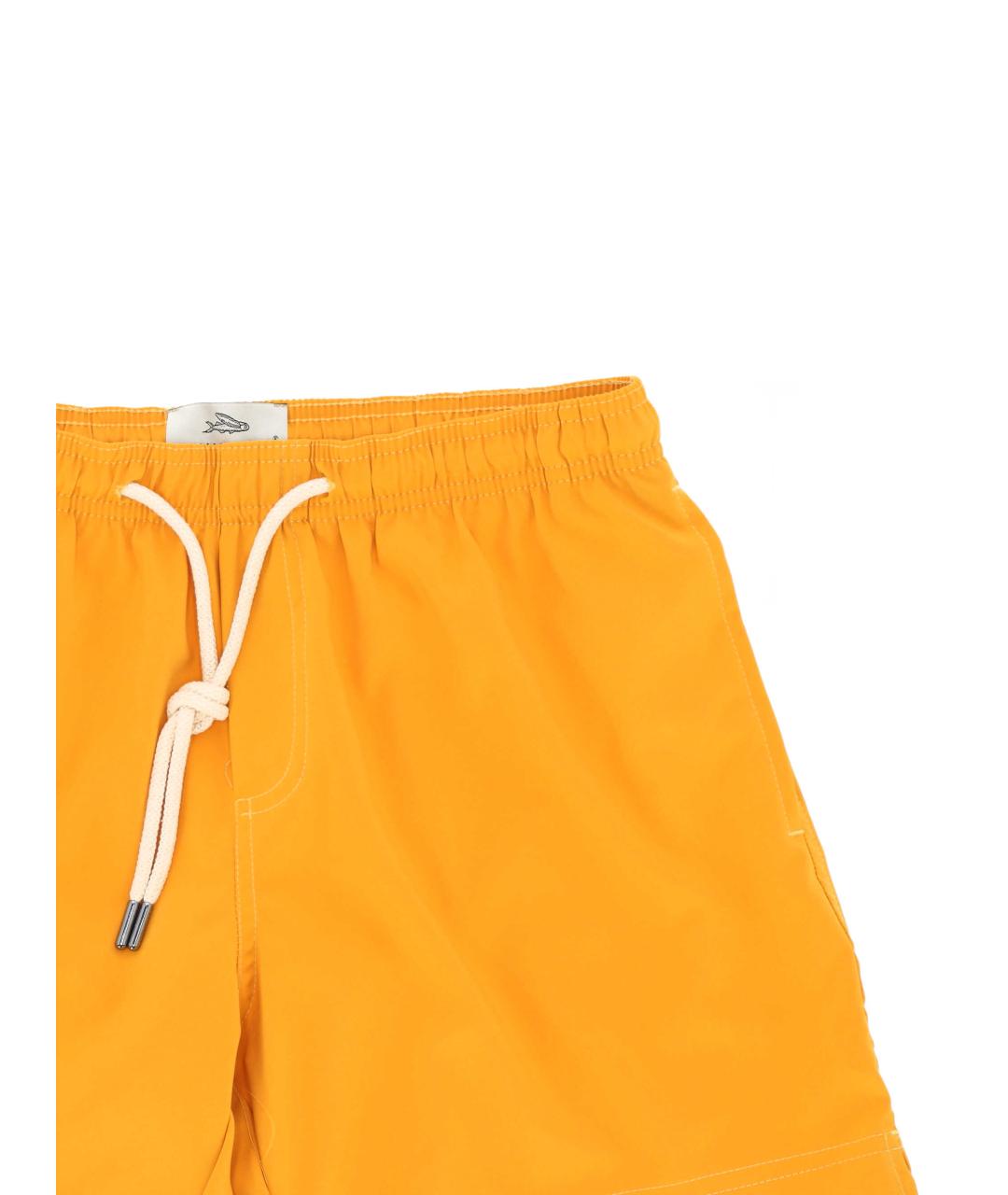 PENINSULA Оранжевое полиамидовые шорты, фото 2