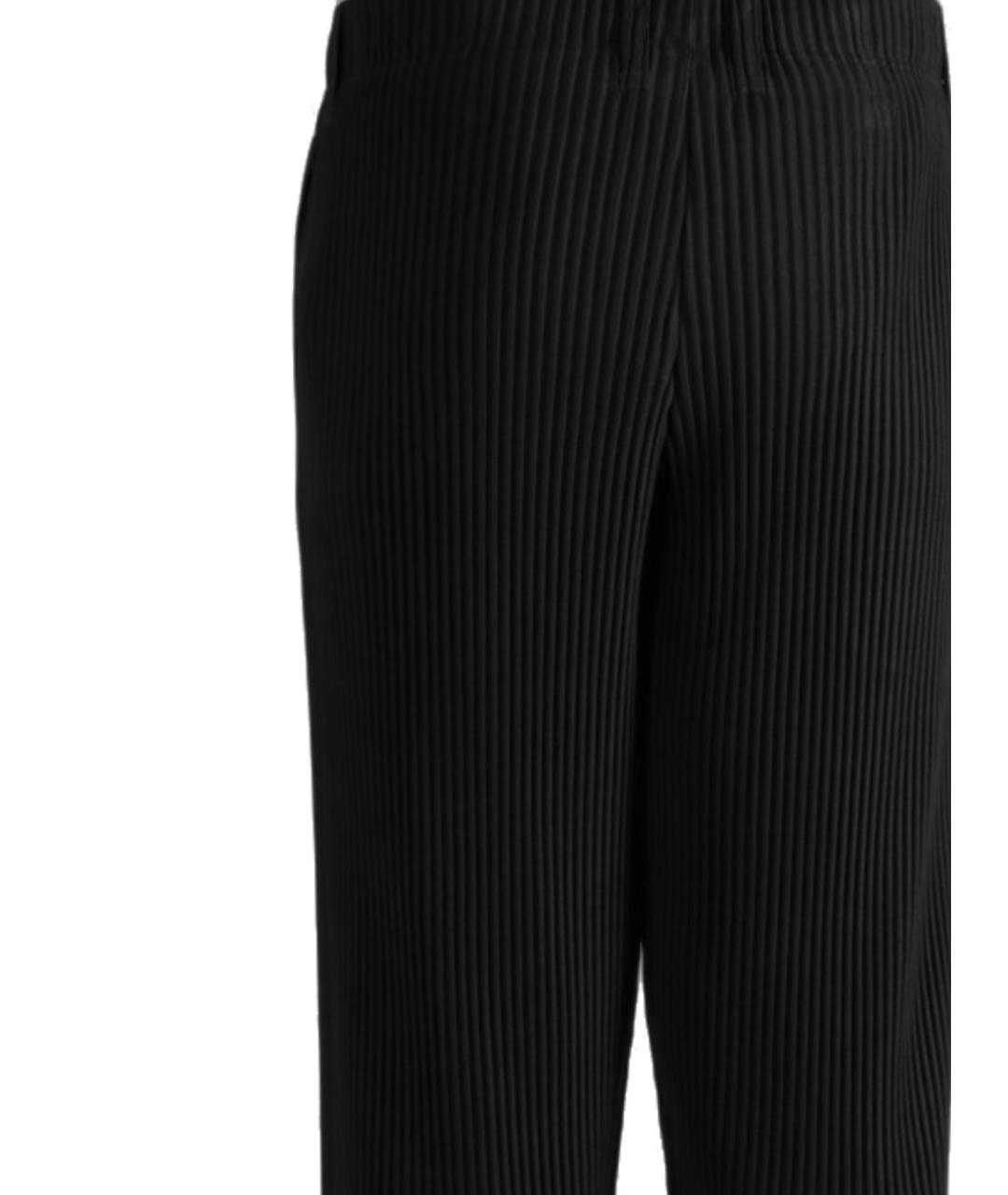 ISSEY MIYAKE Черные полиэстеровые повседневные брюки, фото 3