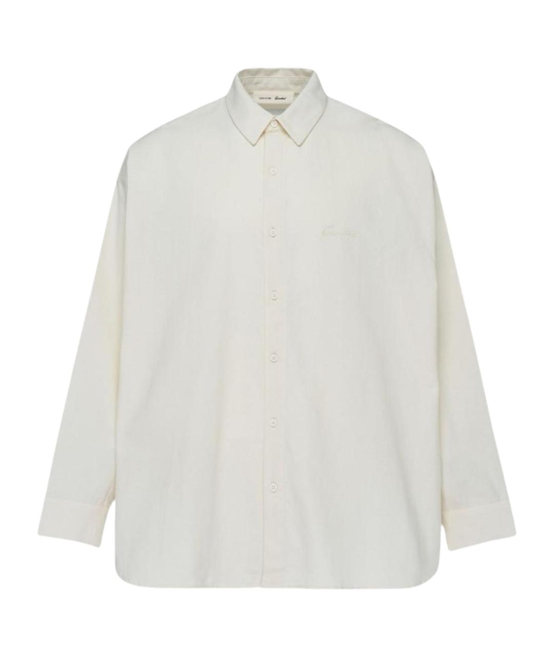 FEAR OF GOD ESSENTIALS Белая хлопковая кэжуал рубашка, фото 1