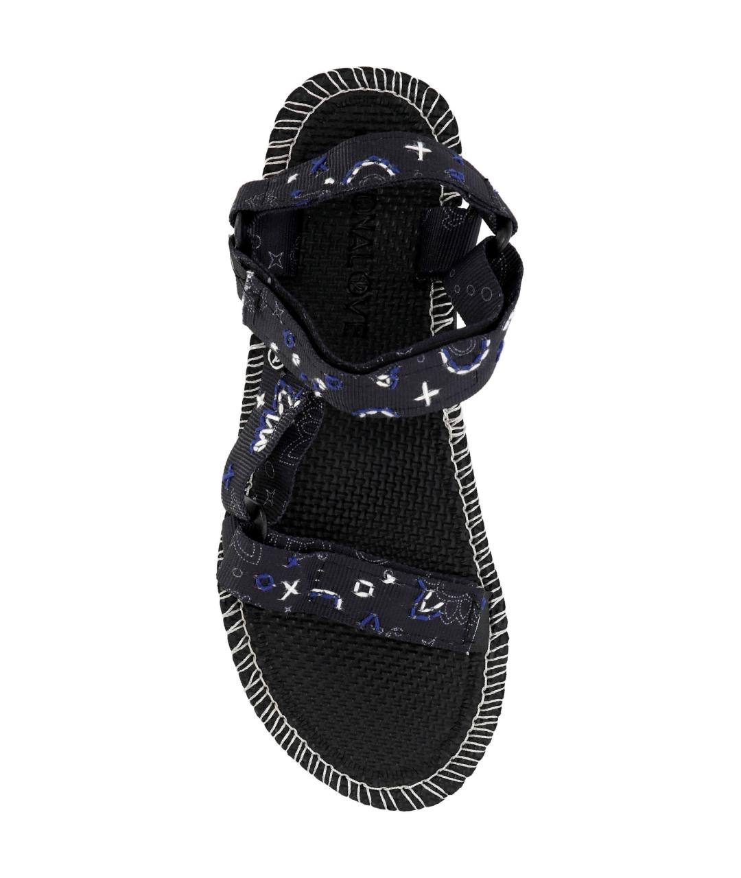 ARIZONA LOVE Черные текстильные босоножки, фото 4