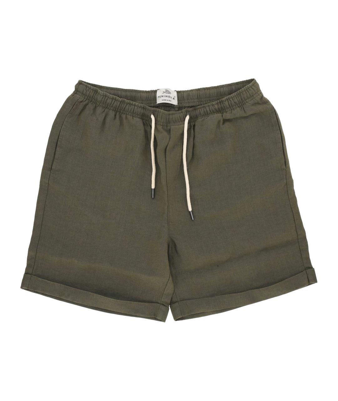 PENINSULA Хаки шорты, фото 1
