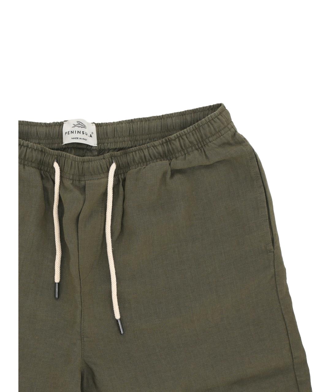PENINSULA Хаки шорты, фото 2