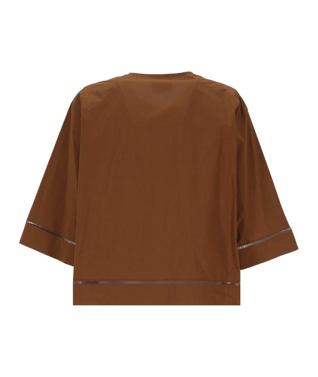 FORTE FORTE Коричневая рубашка, фото 3