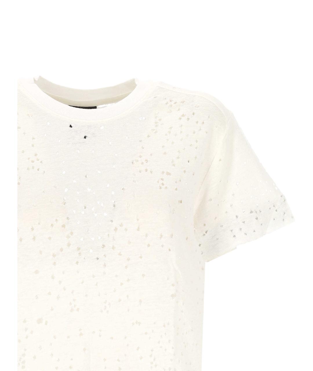 THOM KROM Белая вискозная футболка, фото 2