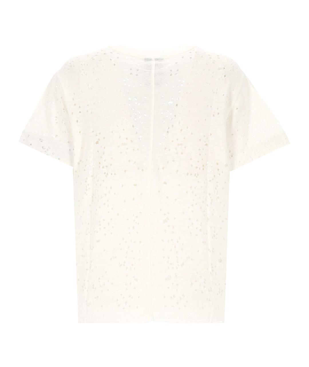 THOM KROM Белая вискозная футболка, фото 3