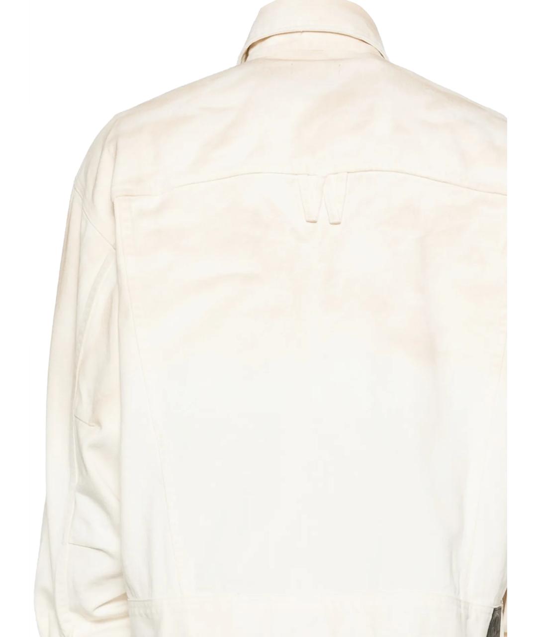 WILLY CHAVARRIA Белая хлопковая куртка, фото 3