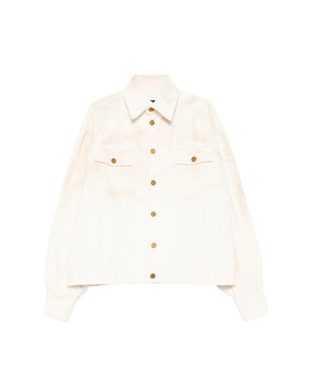 WILLY CHAVARRIA Белая хлопковая куртка, фото 1