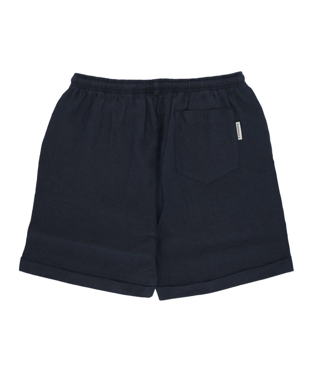 PENINSULA Темно-синие хлопковые шорты, фото 3