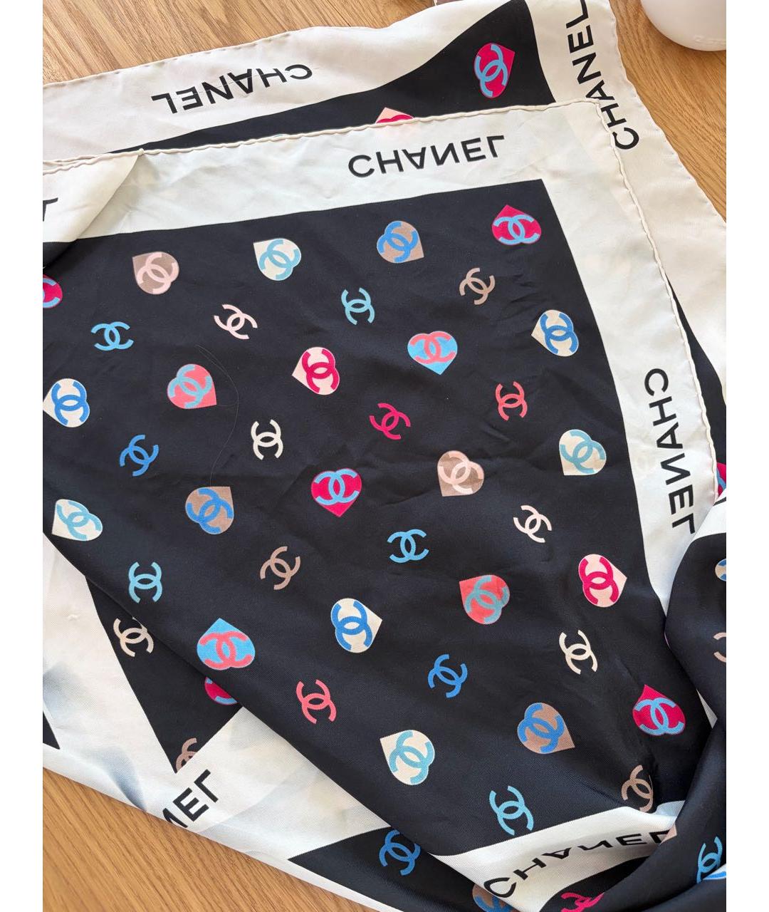 CHANEL Мульти шелковый платок, фото 3