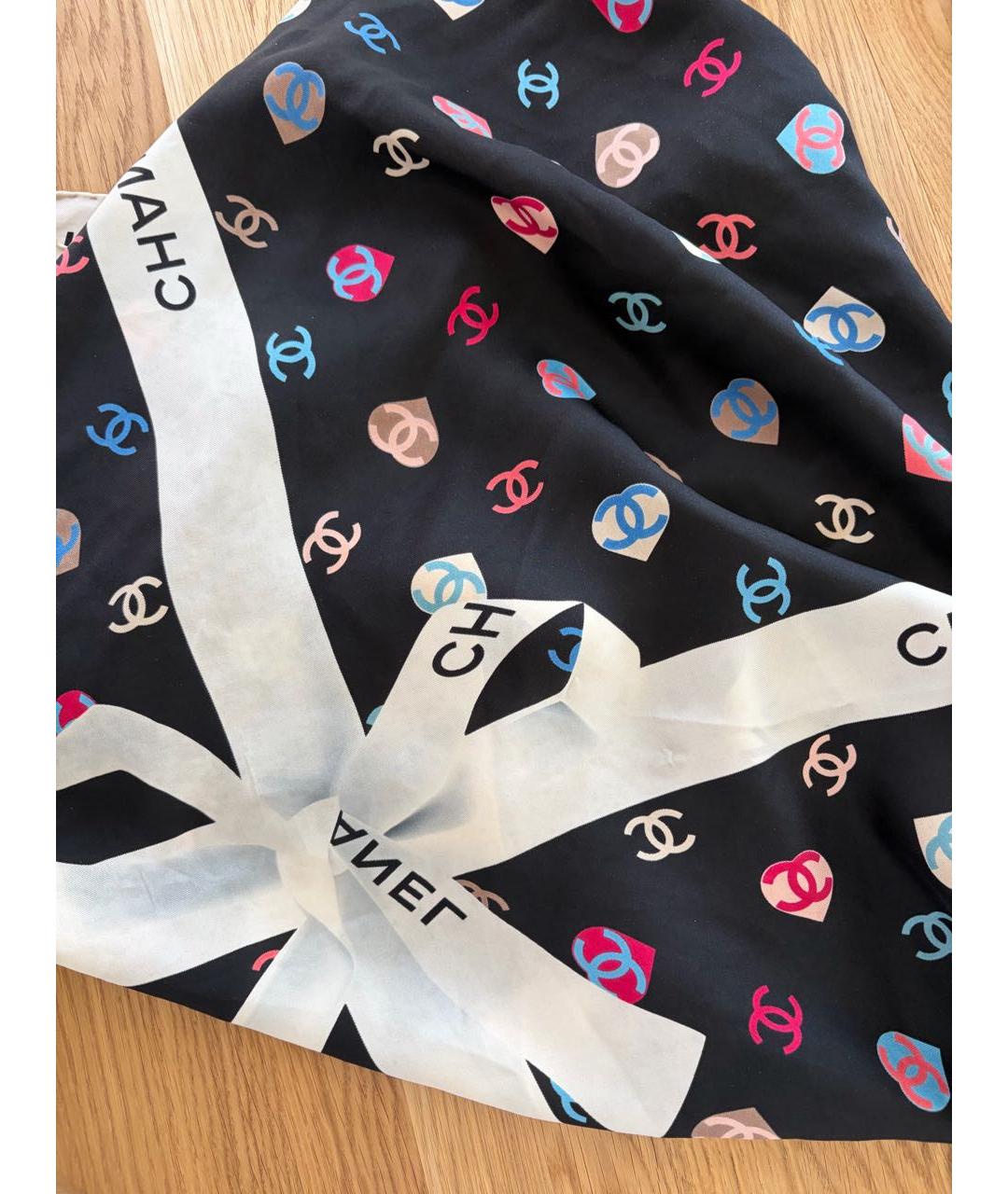 CHANEL Мульти шелковый платок, фото 2