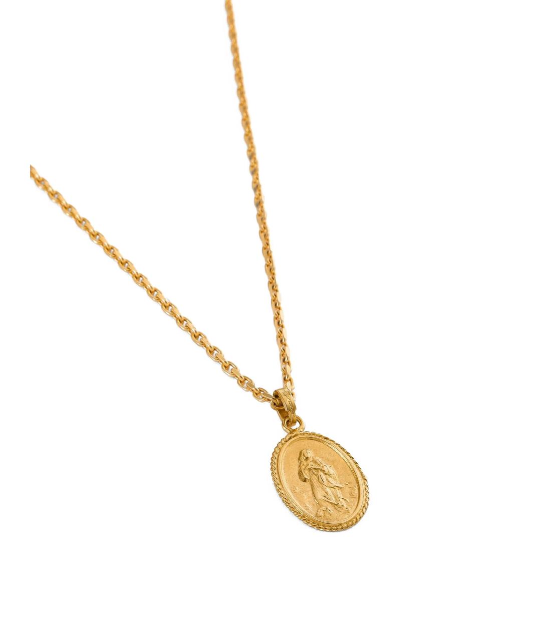 DOLCE&GABBANA Золотая металлическая подвеска, фото 2