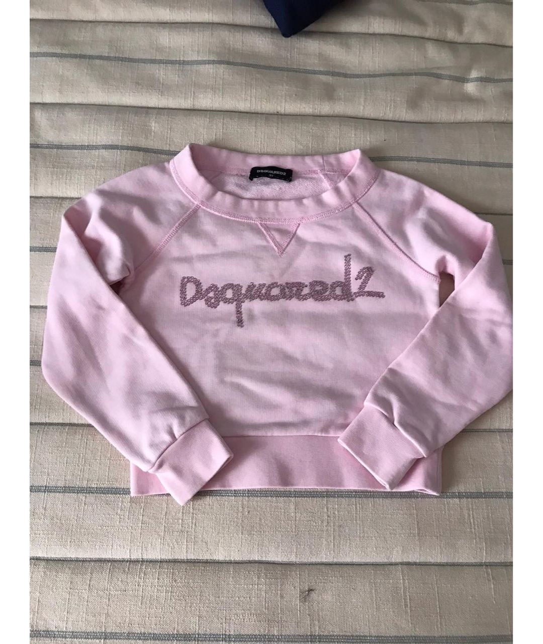 DSQUARED2 Розовый хлопковый детская футболка / топ, фото 4