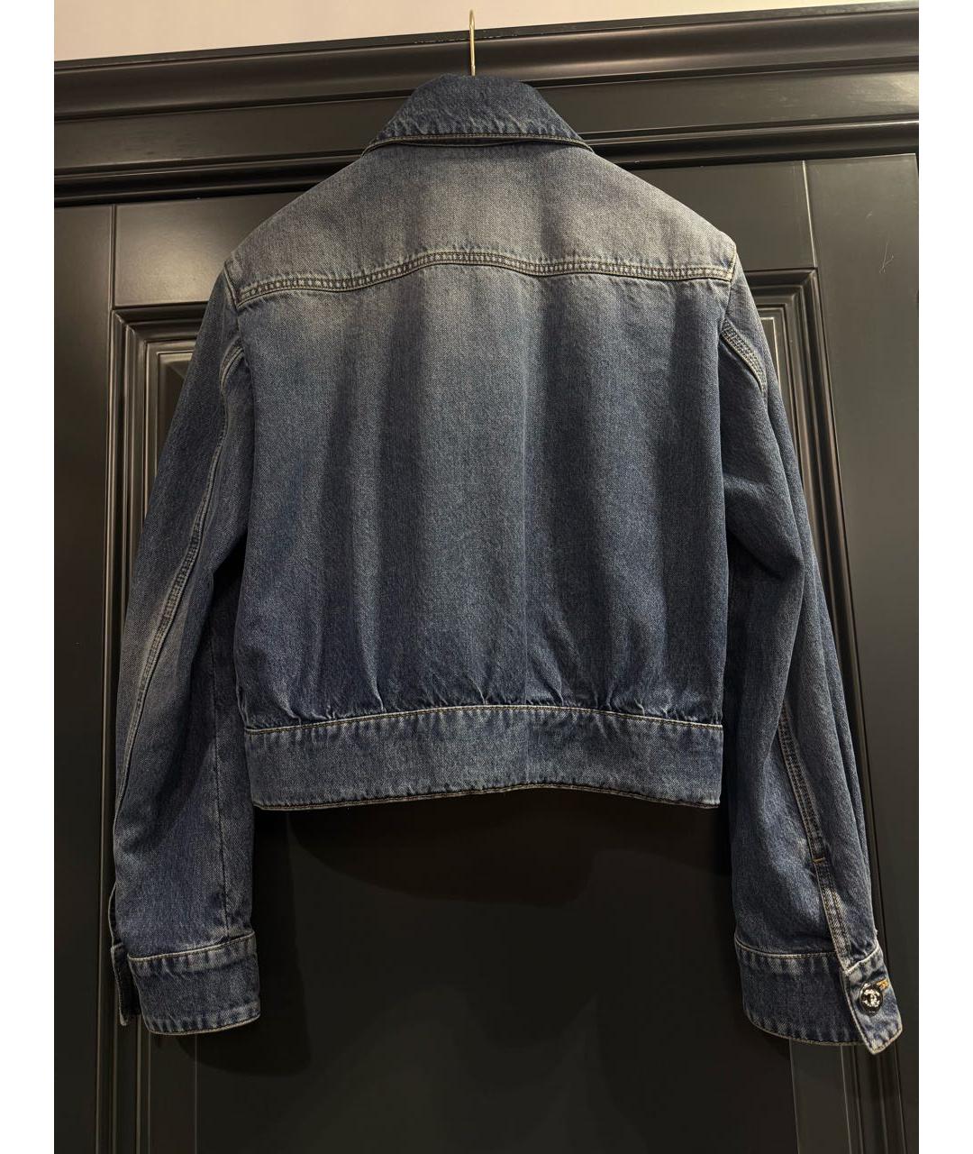 CHANEL Синяя хлопковая куртка, фото 3
