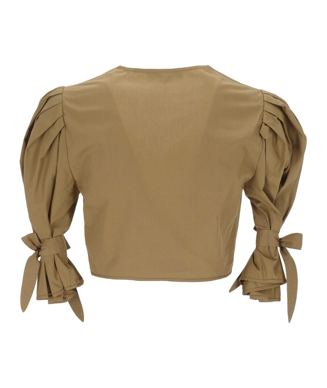 CHLOE Хаки хлопковая рубашка, фото 3