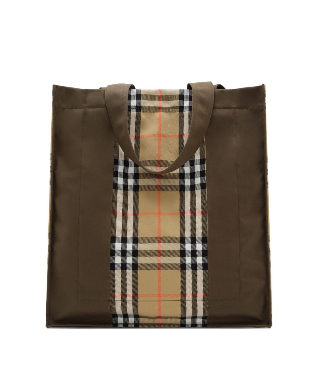 BURBERRY Мульти тканевая сумка тоут, фото 2