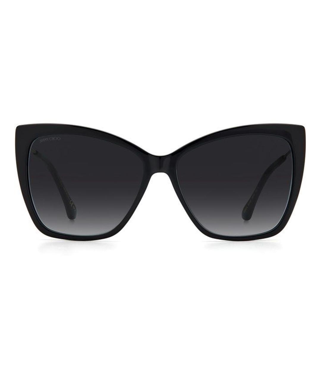 JIMMY CHOO Черные пластиковые солнцезащитные очки, фото 6