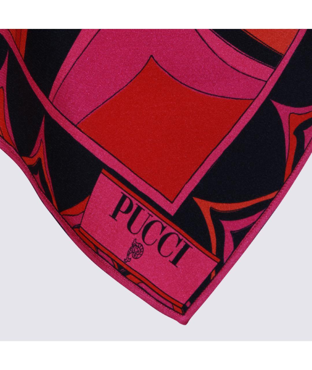 EMILIO PUCCI Мульти шелковая блузы, фото 4