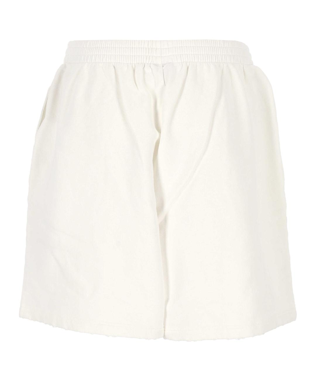 BALENCIAGA Белые хлопковые шорты, фото 3