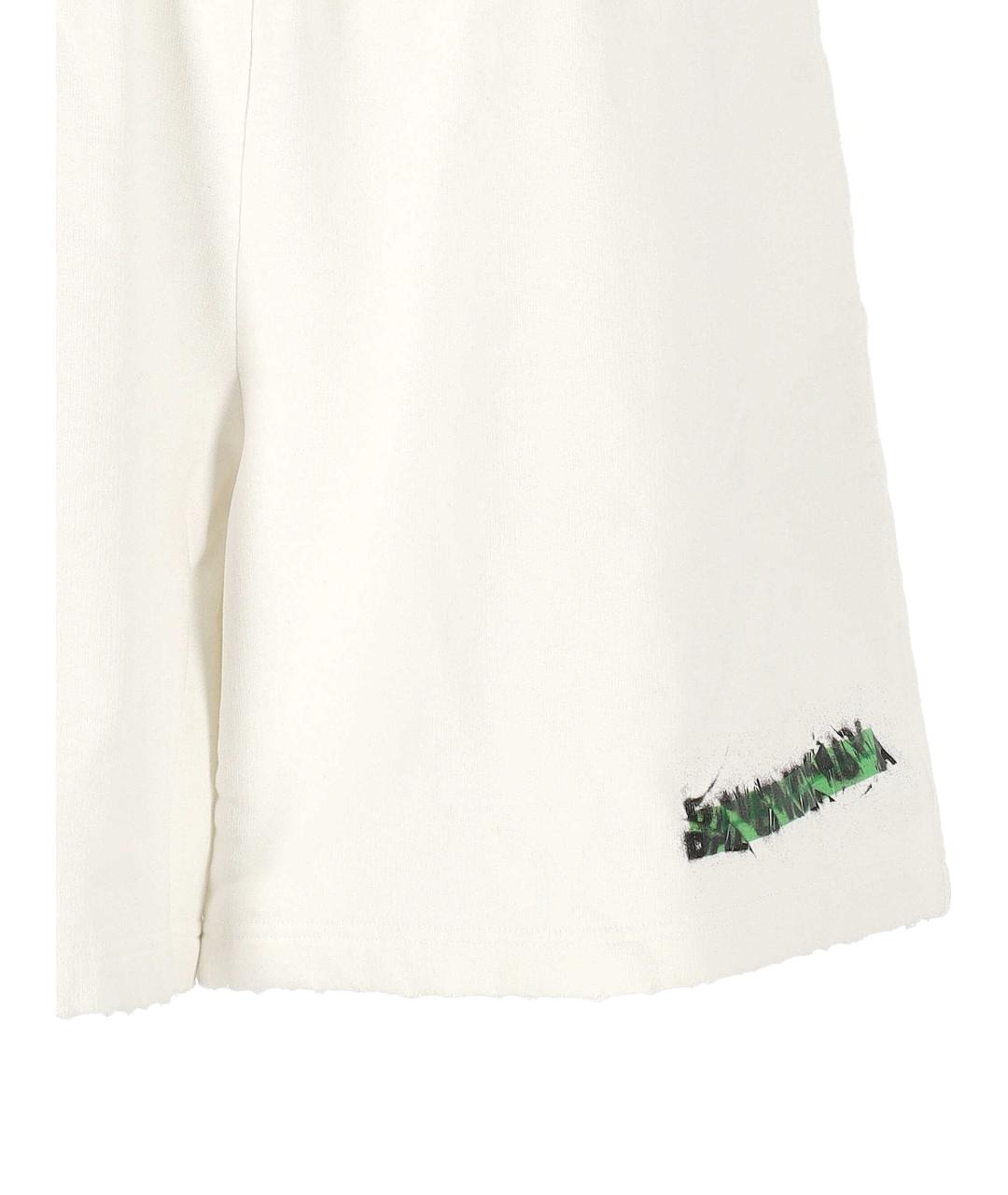 BALENCIAGA Белые хлопковые шорты, фото 2