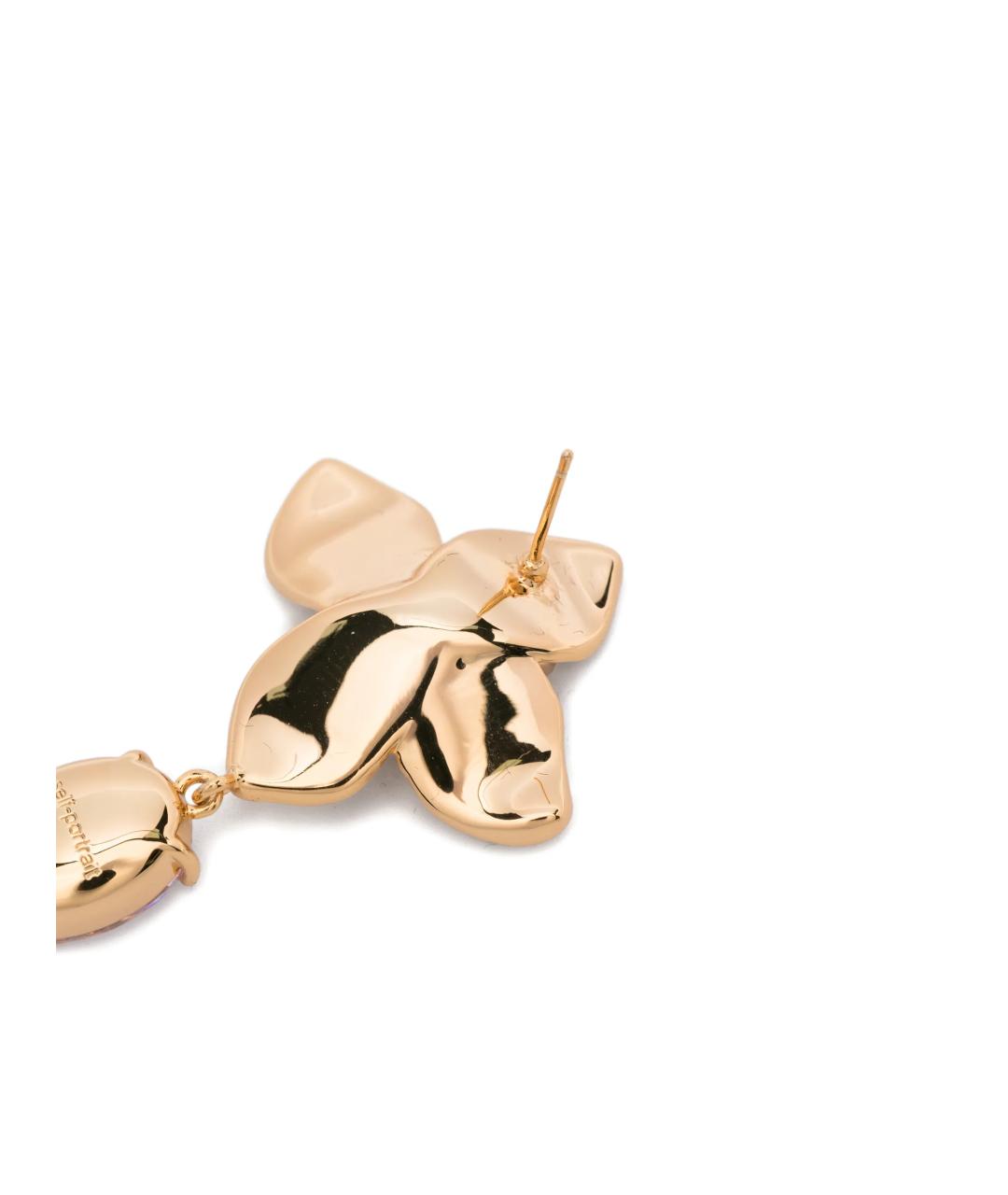 SELF-PORTRAIT Золотые латунные серьги, фото 2