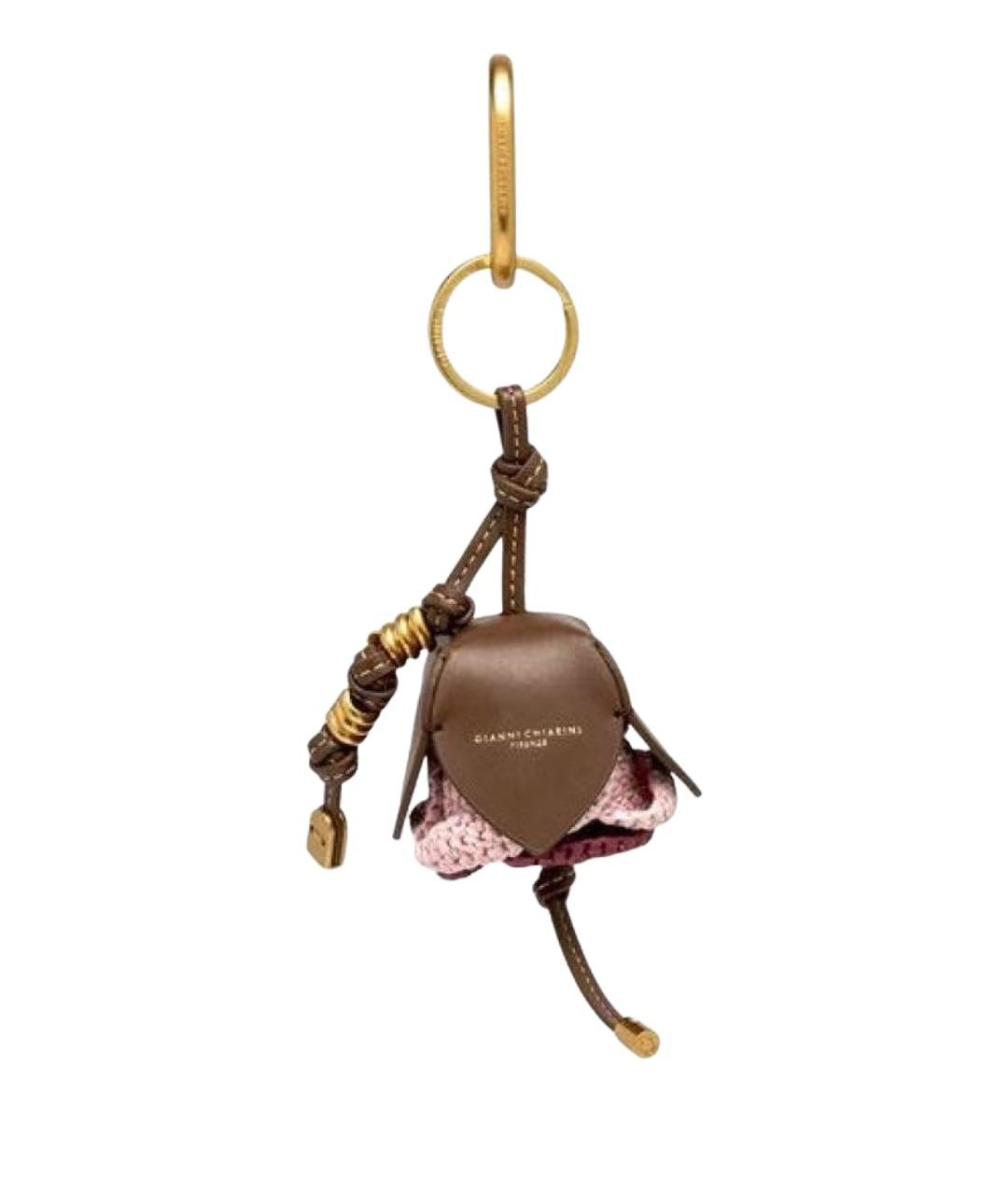 Gianni Chiarini Коричневый брелок, фото 1