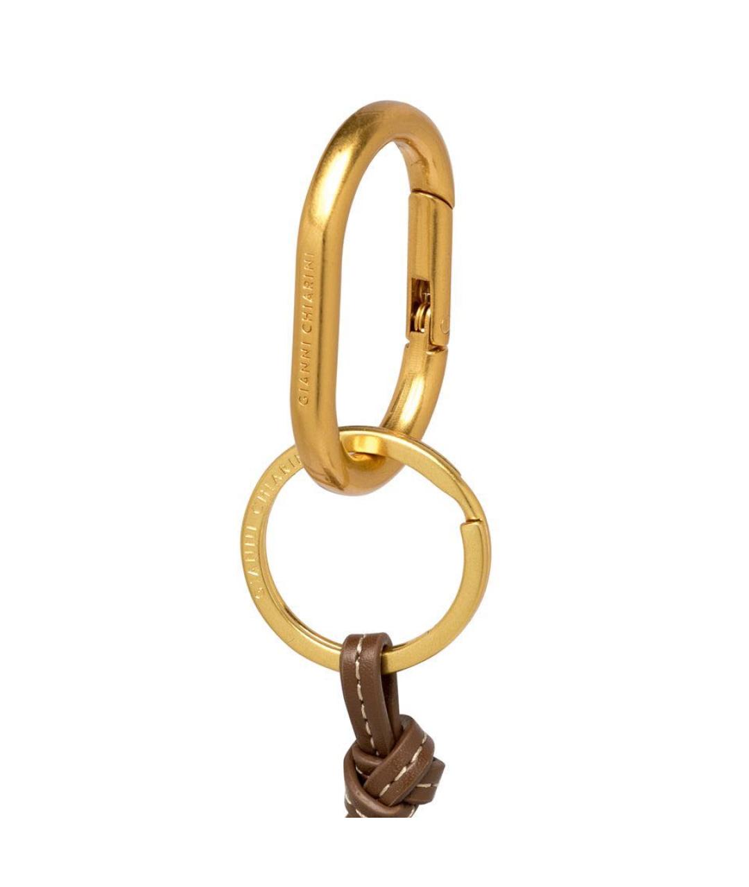 Gianni Chiarini Коричневый брелок, фото 3