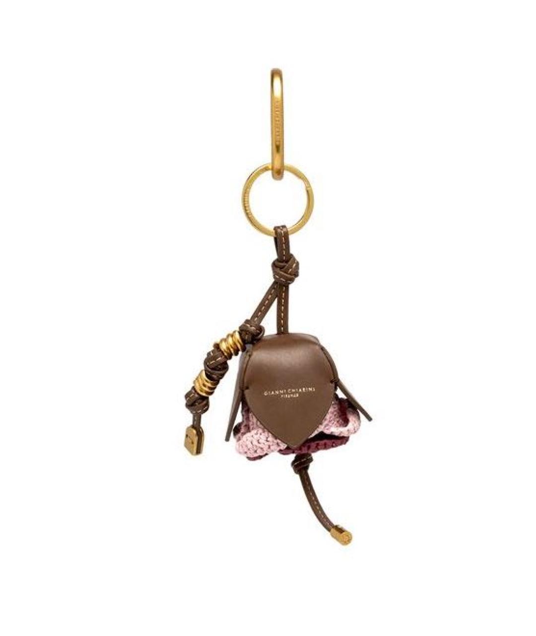 Gianni Chiarini Коричневый брелок, фото 4