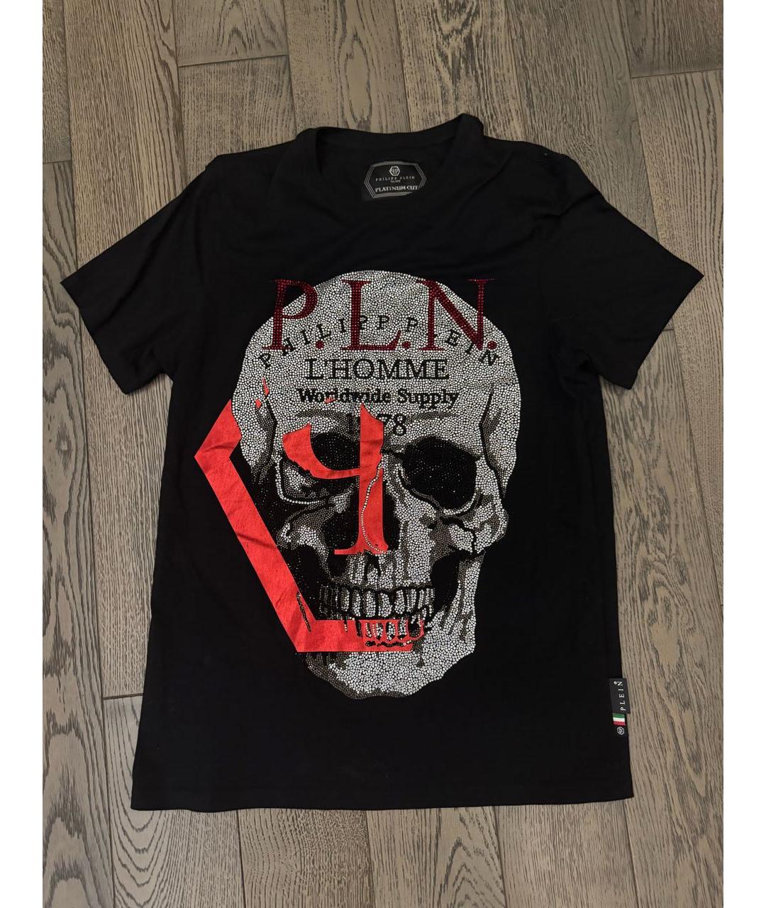 PHILIPP PLEIN Черная футболка, фото 5