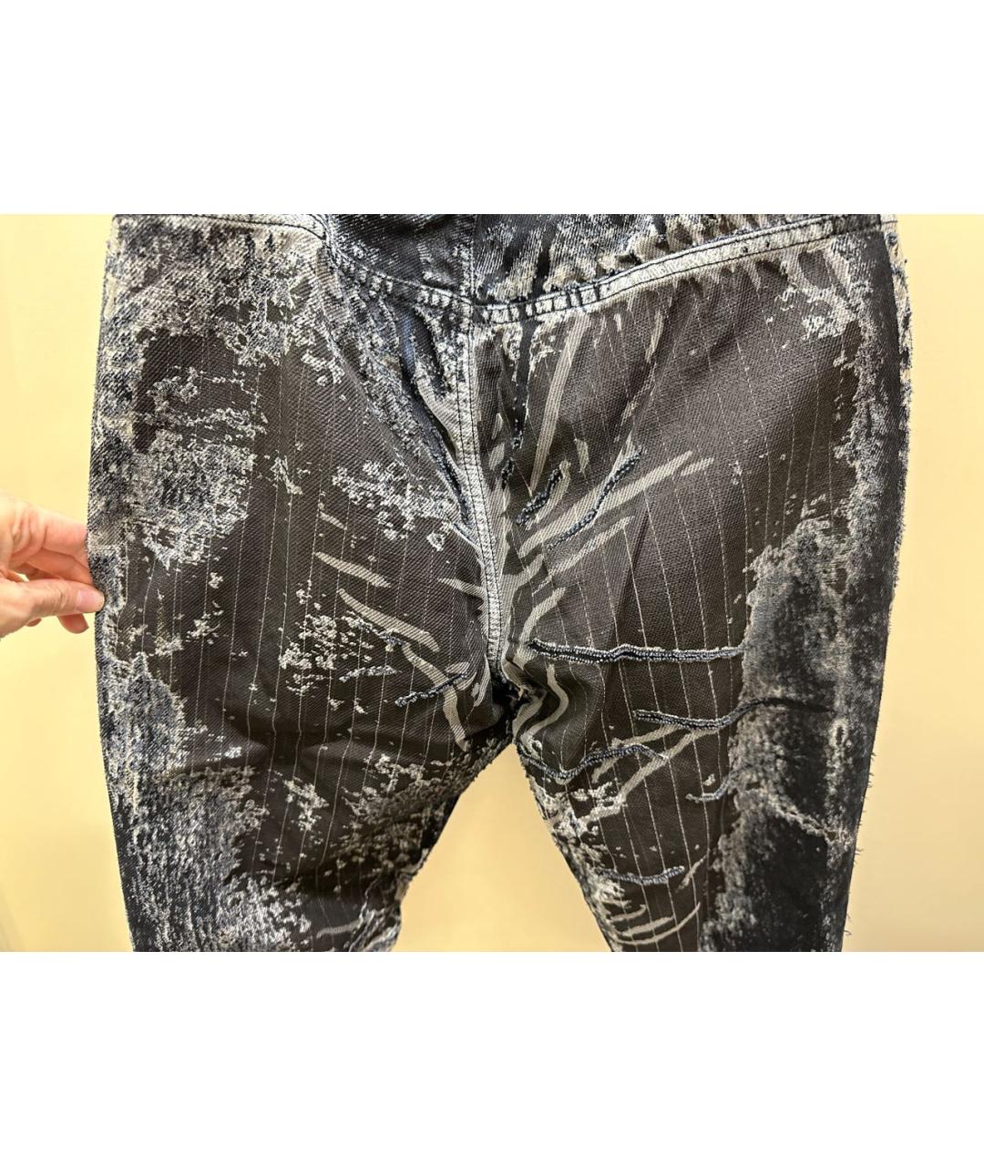 DIESEL Темно-синие хлопковые джинсы клеш, фото 7