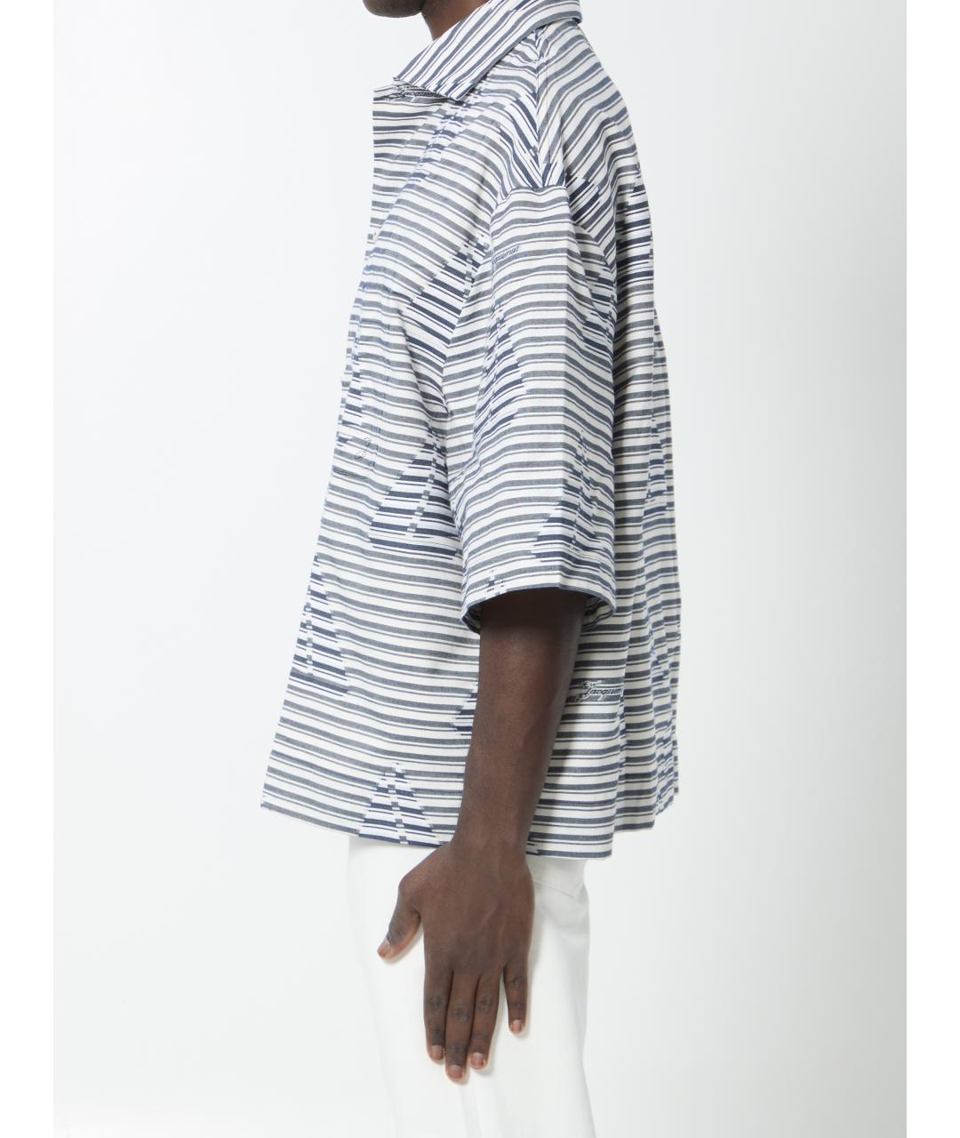 JACQUEMUS Мульти хлопковая кэжуал рубашка, фото 4