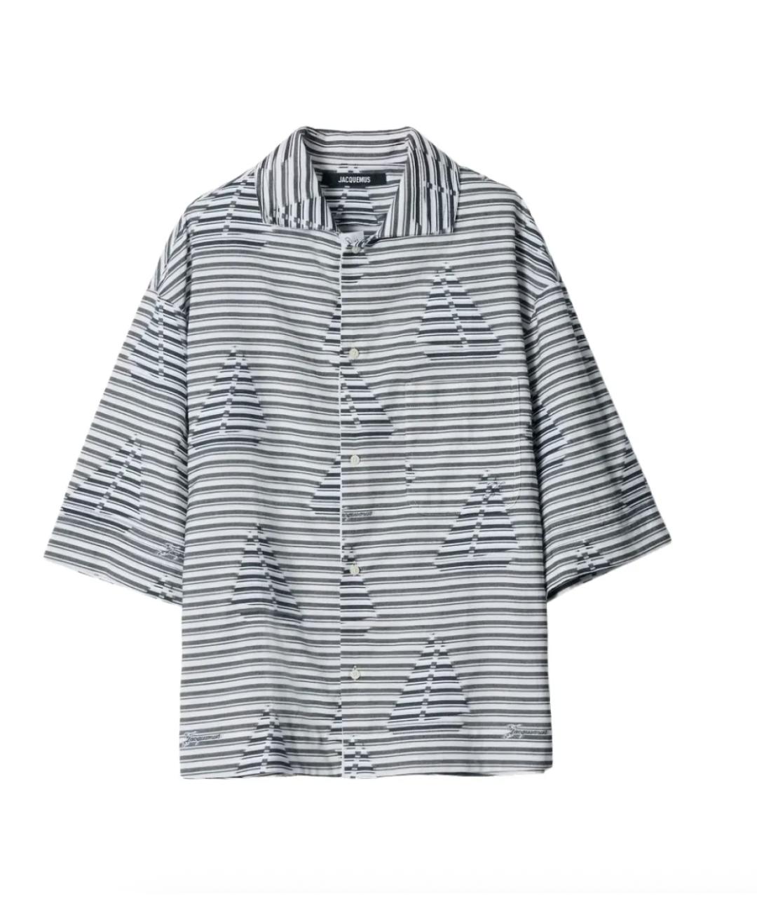 JACQUEMUS Мульти хлопковая кэжуал рубашка, фото 6