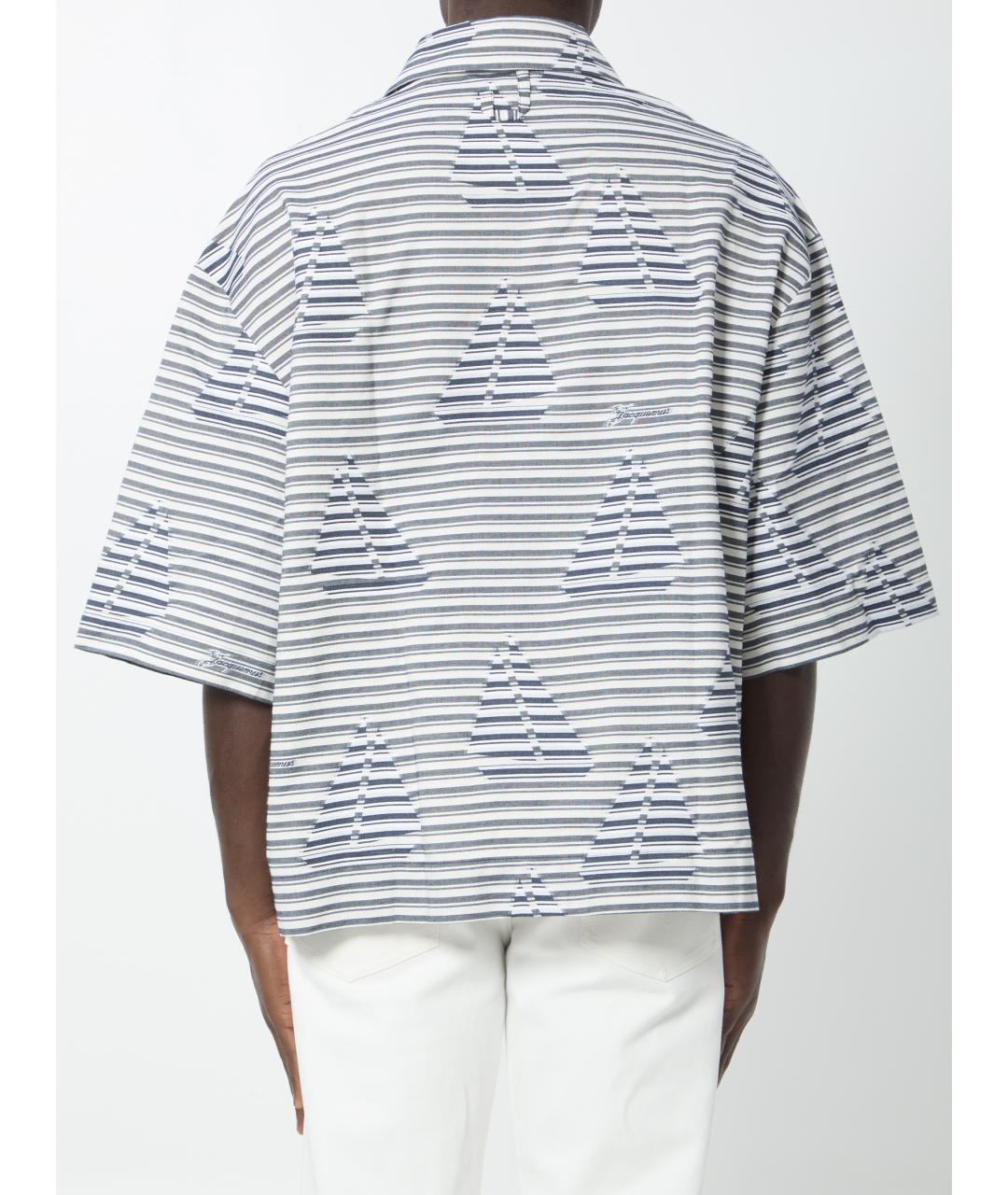 JACQUEMUS Мульти хлопковая кэжуал рубашка, фото 5