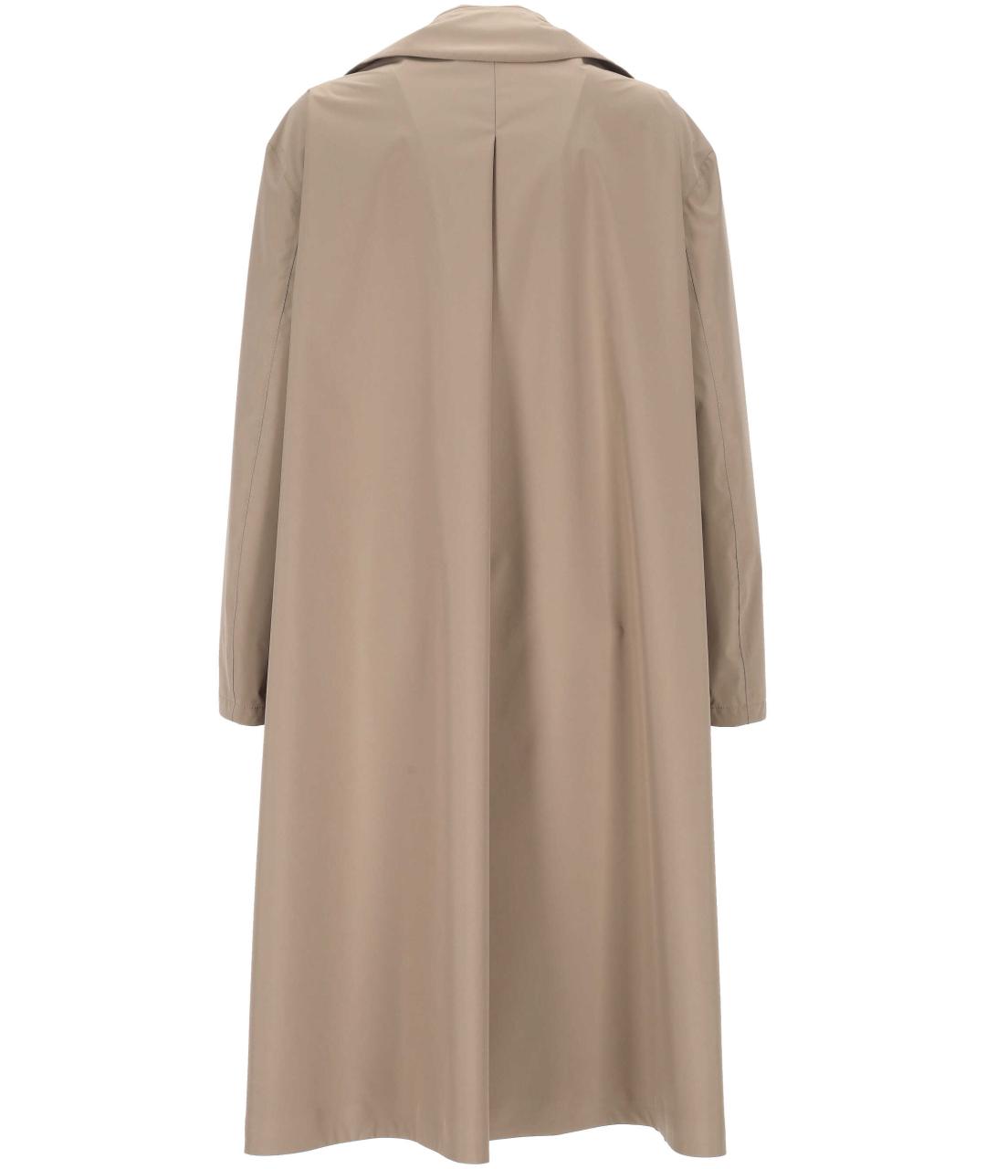 HERNO Бежевый полиэстеровый тренч/плащ, фото 3