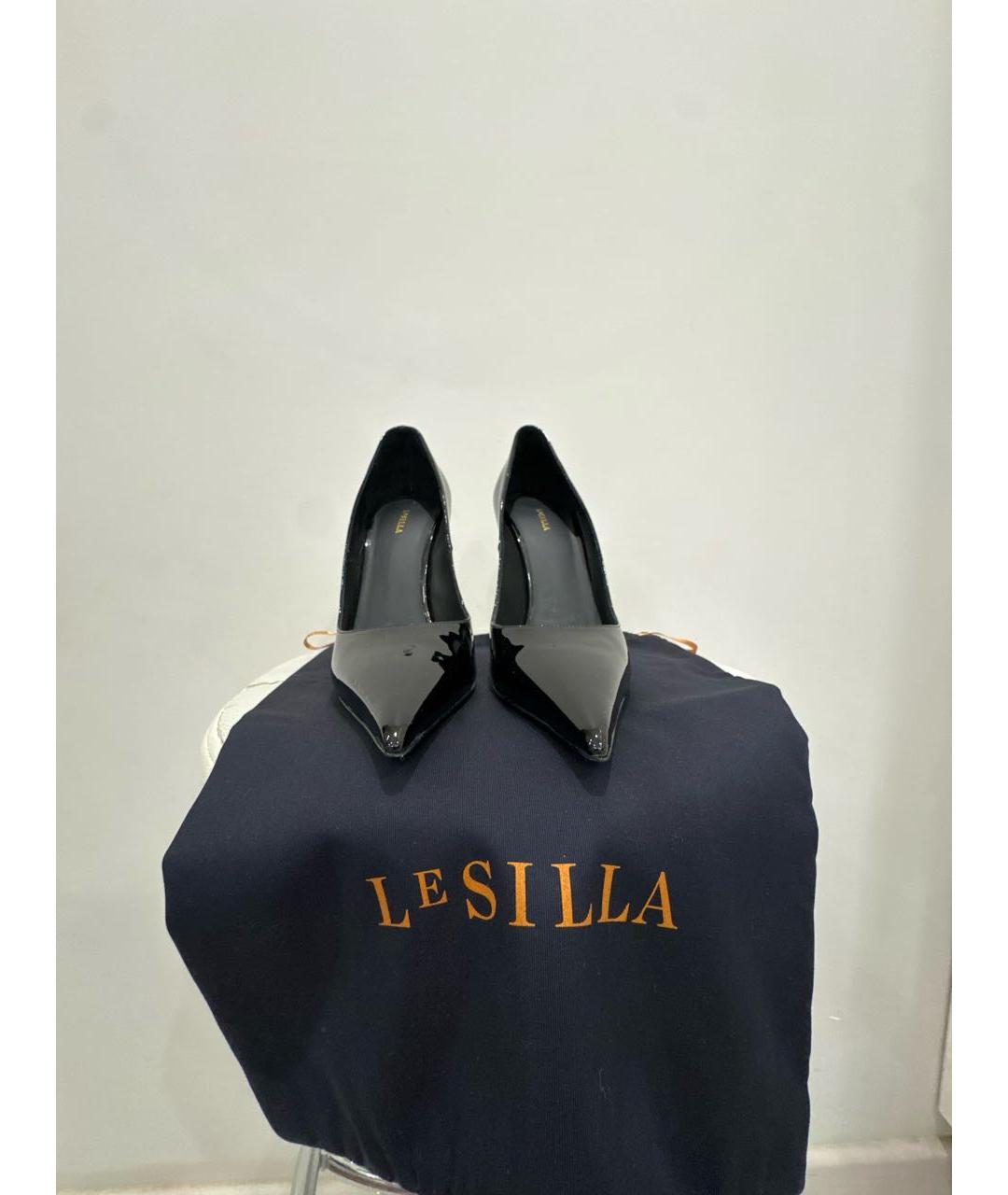 LE SILLA Черные туфли из лакированной кожи, фото 2