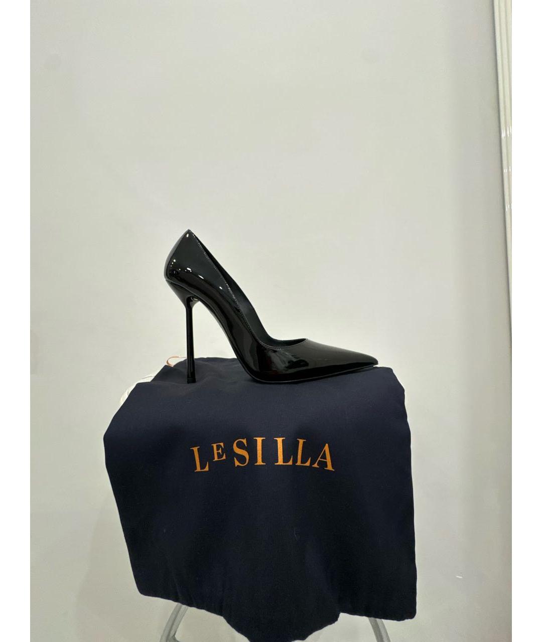 LE SILLA Черные туфли из лакированной кожи, фото 8