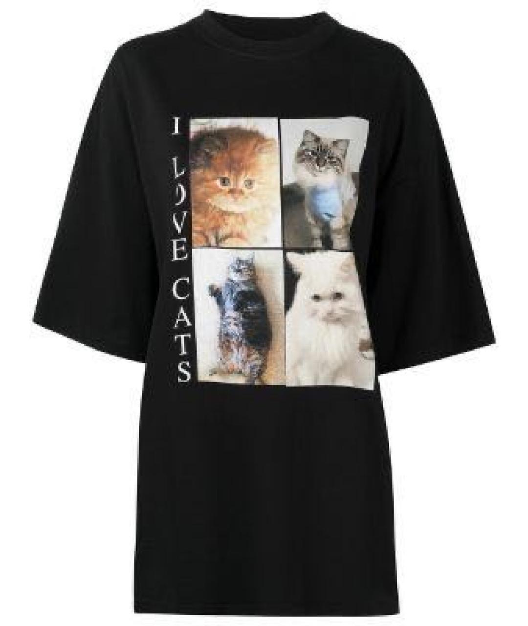 BALENCIAGA Черная футболка, фото 1