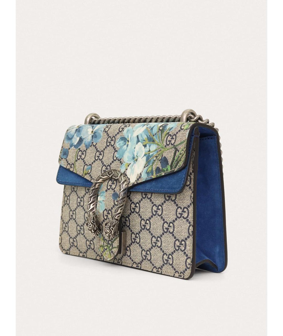 GUCCI Бежевая тканевая сумка через плечо, фото 2